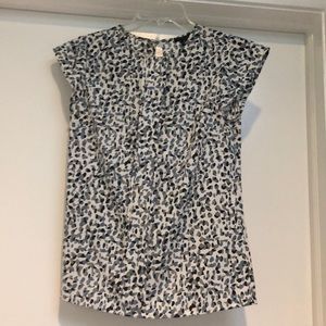 Ann Taylor cap sleeve blouse